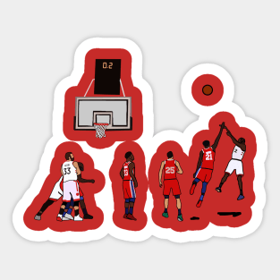 Kawhi Leonard Game 7 Winner - NBA Toronto Raptors Sticker